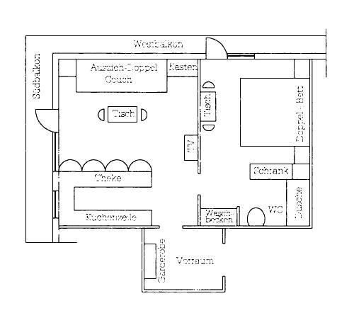 Appartements Birkenhof バーワング 部屋 写真